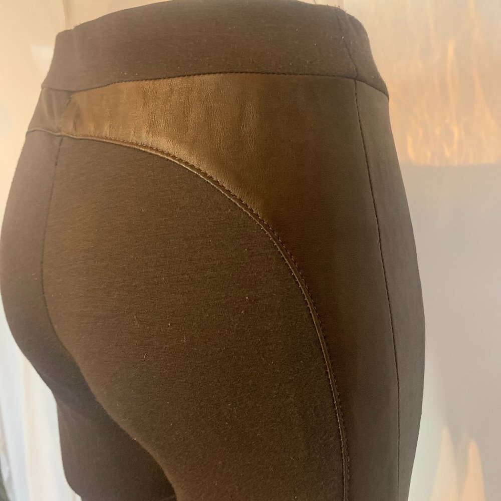 Brown Danier leather tights - Picture 1 of 8